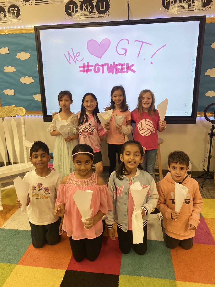 HughesGT100's tweet image. We are so grateful for the commitment to  our Gifted &amp;amp; Talented Program in @ProsperISD ! Pink represented our brains this week @hugheselem as we celebrated GT Awareness Week! #TAGT #GTWEEK @GTProsperISD @R10gifted @Region10ESC