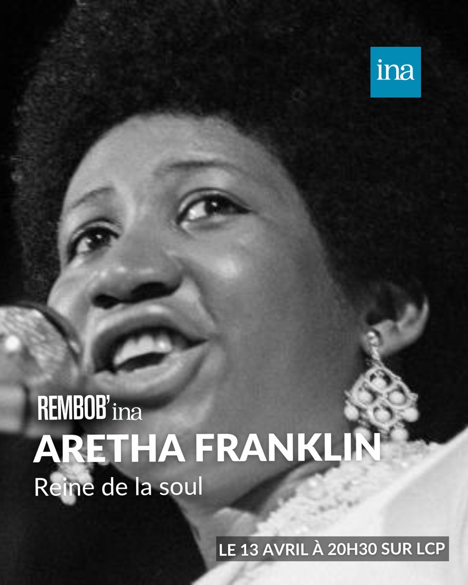 Rembob’INA rend hommage à Aretha Franklin, voix légendaire et militante iconique, à travers des archives rares : de jazz à Juan-les-Pins en 1970 jusqu’à son apparition en 1977 dans l’émission de Jacques Martin.
📺 Dimanche 13 avril, 20h30 sur <a href="/LCP/">LCP</a>