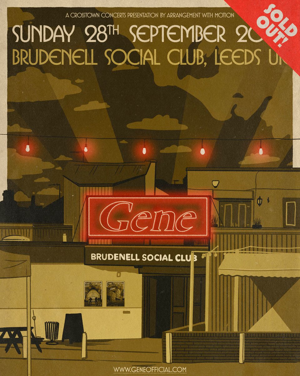 Thank you Leeds 

<a href="/Nath_Brudenell/">Nath Brudenell</a> is now SOLD OUT

Gene HQ x