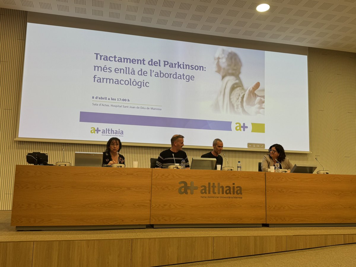 Natàlia Mas Sala (@natliamassala2) on Twitter photo Avui és el #diaMundialParkinson 2a malaltia neurodegenerativa més prevalent després de l’Alzheimer;cal seguir avançant en la recerca per un millor maneig;el dia 8 d’abril vam celebrar una jornada en motiu del dia mundial amb pacients i familiars #neuroalthaia <a href="/althaiamanresa/">Fundació Althaia</a> Avui és el #diaMundialParkinson 2a malaltia neurodegenerativa més prevalent després de l’Alzheimer;cal seguir avançant en la recerca per un millor maneig;el dia 8 d’abril vam celebrar una jornada en motiu del dia mundial amb pacients i familiars #neuroalthaia <a href="/althaiamanresa/">Fundació Althaia</a>