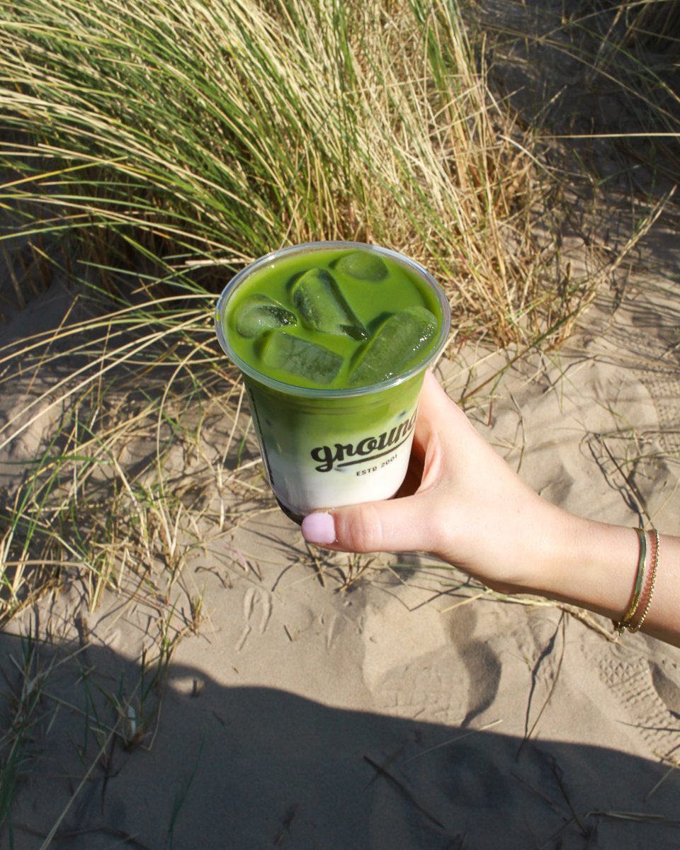 New drink incoming🤫☀️🌿 Here's a sneak peak at our brand new seasonal sip coming VERY soon. 

Any guesses?? #groundespresso #newdrink #summer #newmenu #beach #northcoast