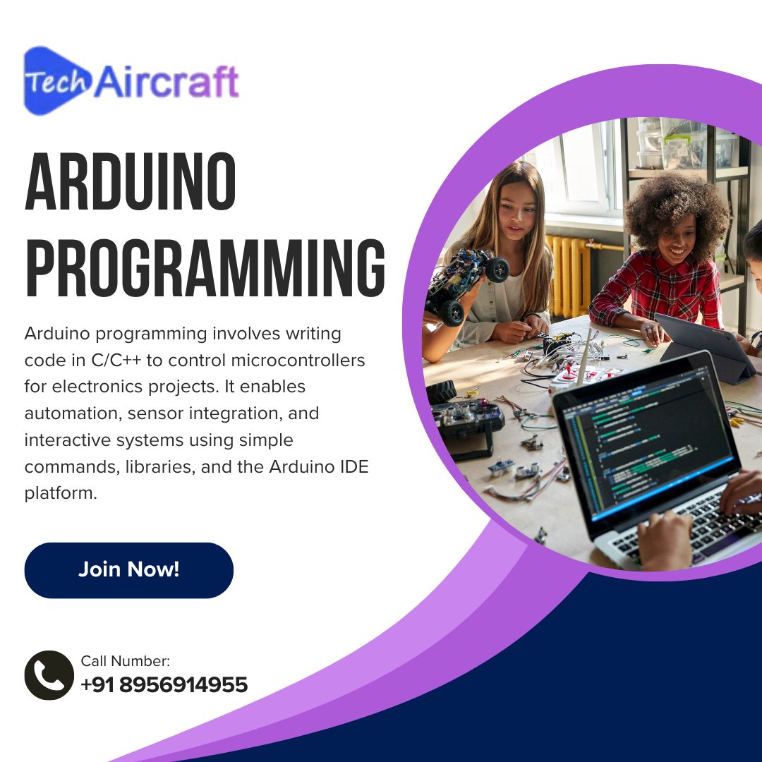 Techaircrafts's tweet image. 🤖 Unlock the Power of Innovation with Arduino Programming! 💡
Dive into the world of electronics and bring your ideas to life with Arduino programming! Whether you're a curious beginner or a tech enthusiast
#ArduinoProgramming #LearnToCode #ElectronicsProjects #STEMEducation