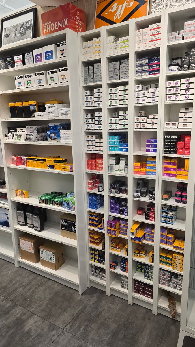 ZDP189's tweet photo. @camerafilmphoto is well stocked with film. https://t.co/tDPal0rcTS