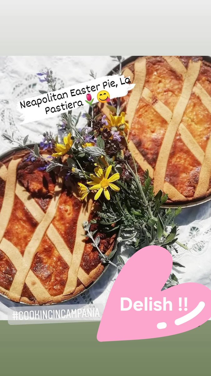 OurEdibleItaly's tweet photo. La Pastiera Napoletana, e pronta!! #easter 🐣💐 #tradition #neapolitan #easterpie #lapastiera #cookingincampania #italy 🇮🇹 #ouredibleitaly https://t.co/qlwGsxUkuY