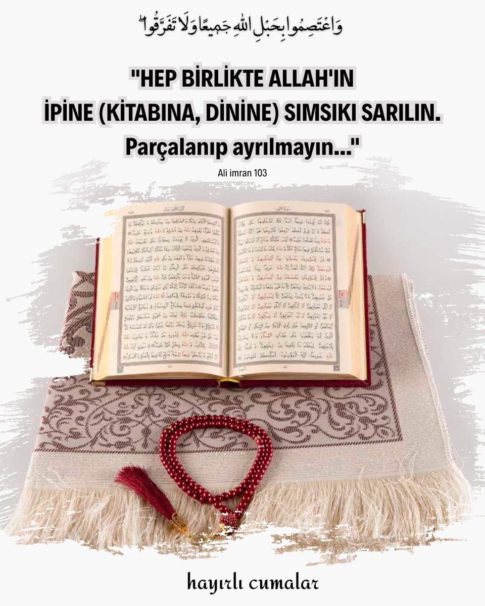 #gazze de yaşananlar bizi Kur'an'a döndürmeyecekse hangi olay bizim birlik beraberliğimize vesile olacak?
Allah c.c. mazlumların yardımcısı olsun
Hepbirlikte Allah'ın ipine (KURAN'A) sımsıkı sarılın A.İmran 103 anadoluinfak.org
#islam #gazzedesoykırımvar #gazzedekatliamvar