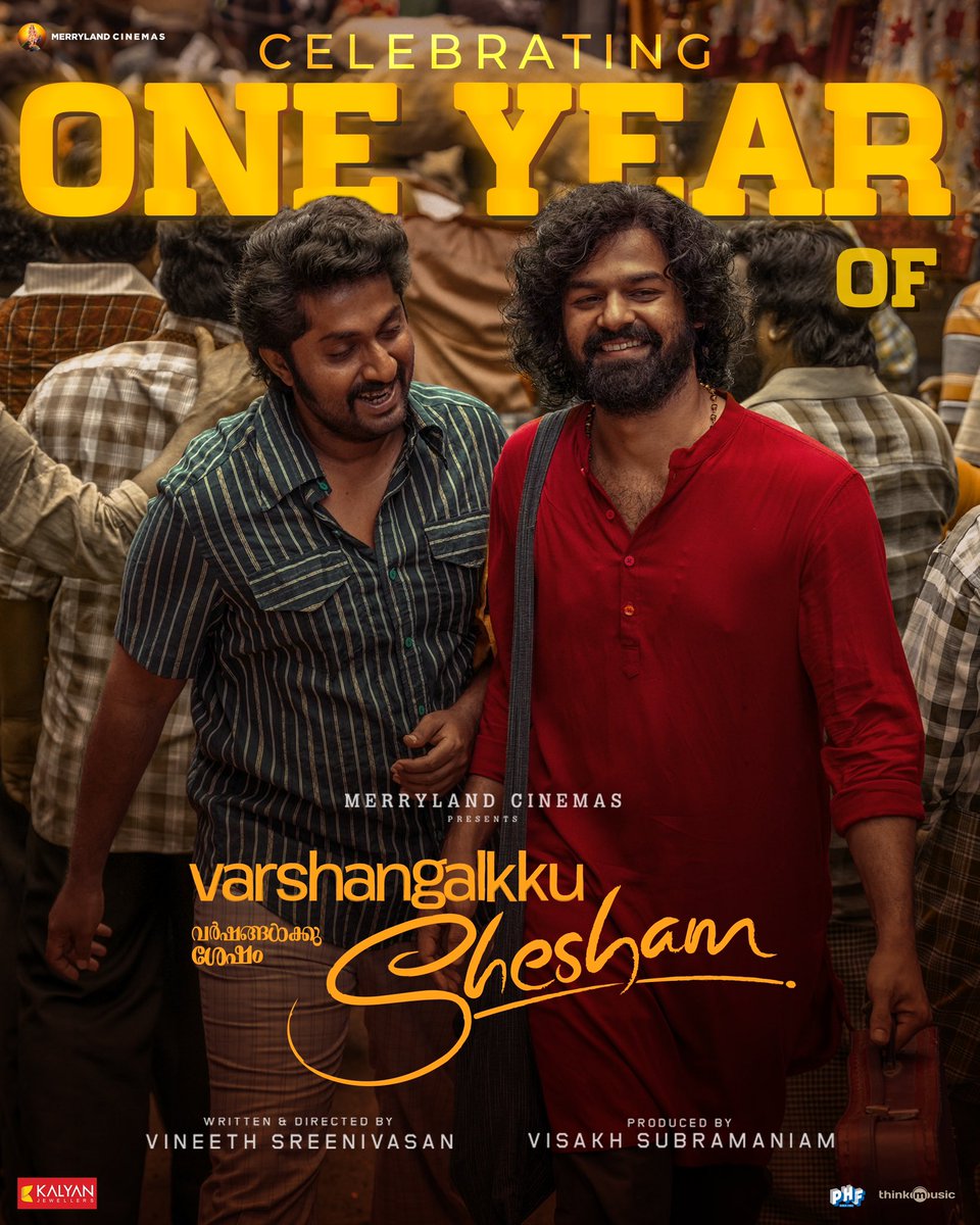 One year of #VarshangalkkuShesham ❤️
