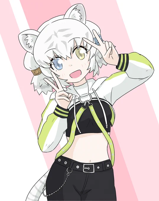 けものフレンズ ビャッコちゃん ぴすぴす #けものフレンズ3 #ビャッコ