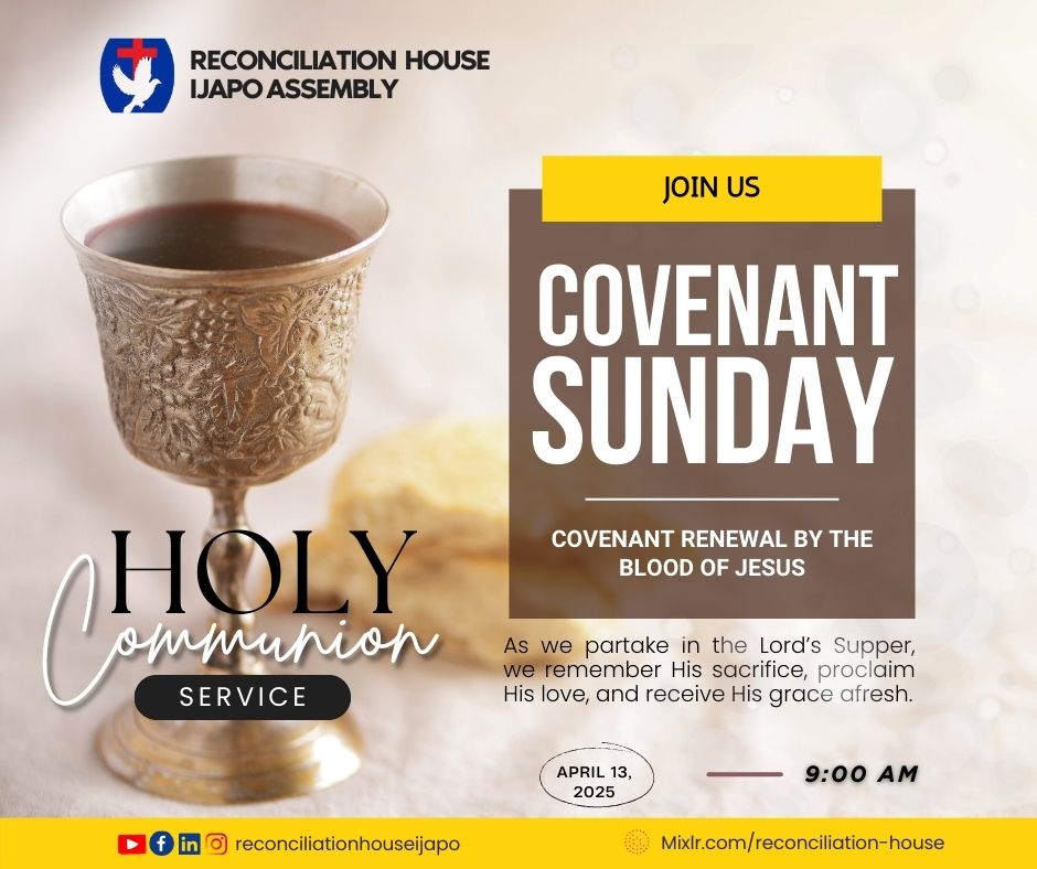 adeyemobamide16's tweet photo. 🍷🍞 Holy Communion Sunday Service! 🙏✨

Join us this Sunday for a Holy 
Communion Service—a sacred time to reflect on Christ’s sacrifice, renew our covenant with Him, and receive His grace afresh.

#HolyCommunion #CommunionSunday #RememberHisSacrifice #GraceAndTruth https://t.co/ytwlR5Tptr