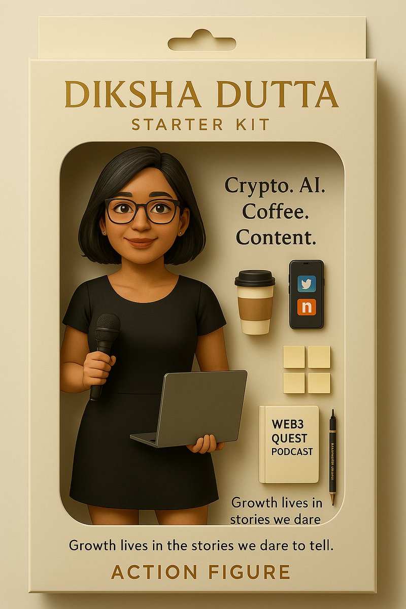 dikshadutta's tweet image. This starter kit includes:
✔️ Crypto takes
✔️ Growth loops
✔️ AI rabbit holes
✔️ Marketing brains
✔️ Coffee & content on demand
Side effects: unsolicited strategy advice & podcast invites.