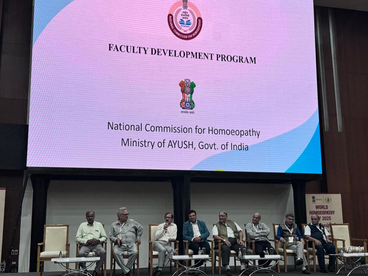 National Commission For Homeopathy tweet media