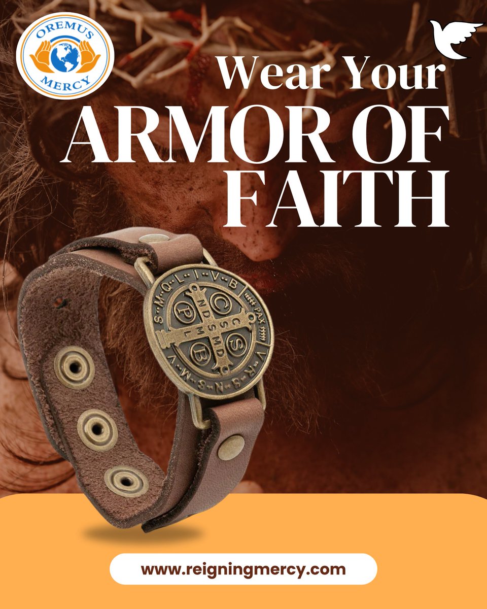 OremusMercy's tweet photo. The St. Benedict Leather Wristband is more than just a stylish accessory.
Shop Now – https://t.co/S2Q9J0NPQJ
.
.
.
#FaithAndArt #SacredDecor #ReligiousCanvas #LadyOfSorrows #SpiritualInspiration #ChristianArt #HomeWithGrace #MeaningfulGifts #ArtOfFaith #DevotionalDecor https://t.co/Dlfc0jnzR9