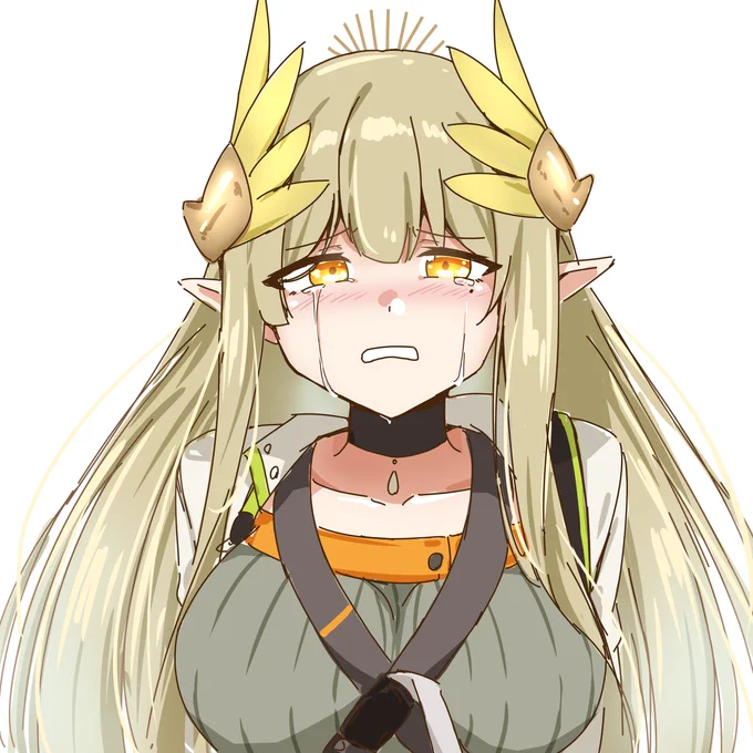 なんとなくミュルジスの泣き顔が描きたくなった 