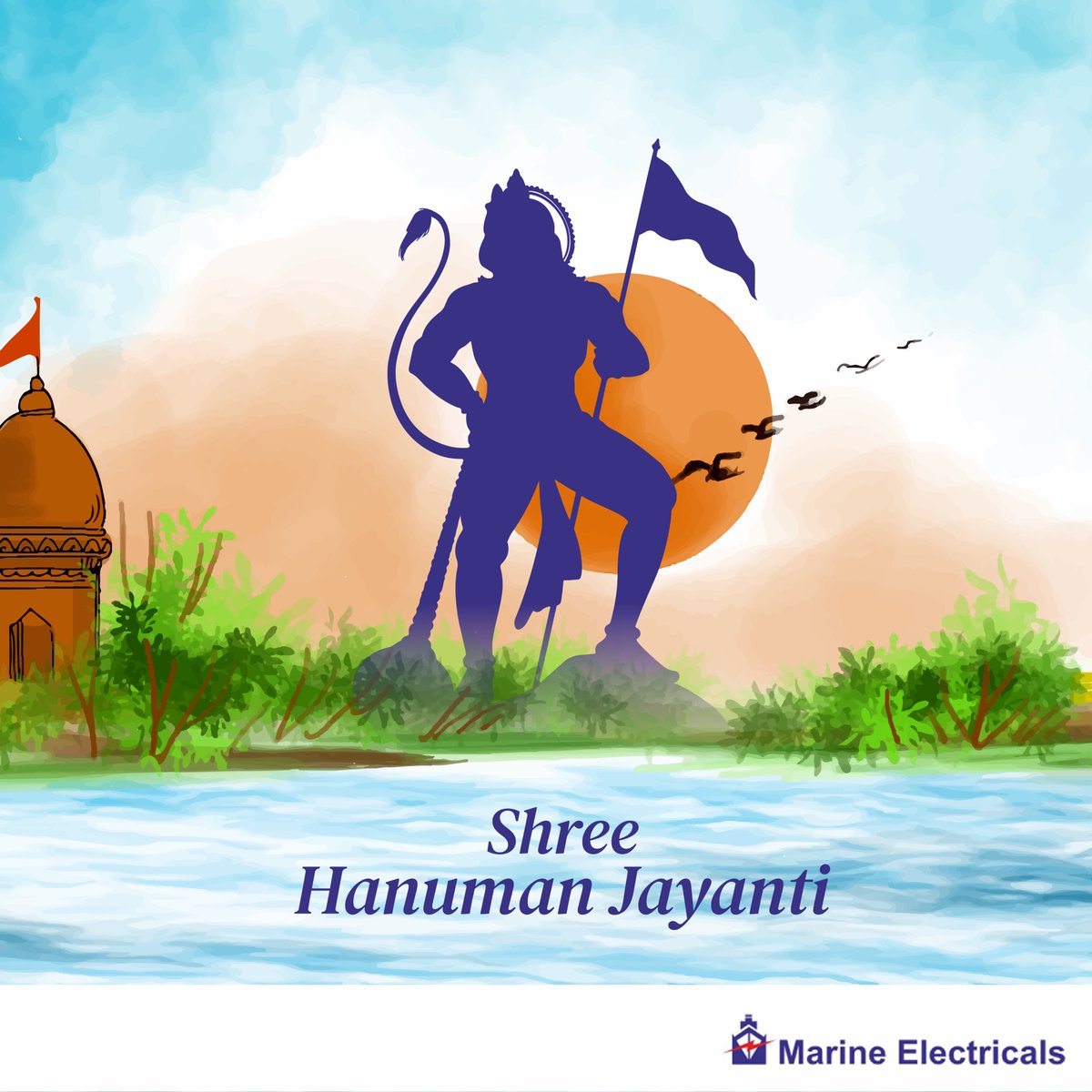 MEIPL_India's tweet photo. On this Hanuman Jayanti, we draw strength from the divine – ever committed, ever courageous. Wishing everyone the power to overcome and achieve.
Jai Bajrangbali!
#MarineElectricals #Marine #Electricals #HanumanJayanti #StrengthInDevotion #JaiBajrangbali https://t.co/gSLwxfaZy8