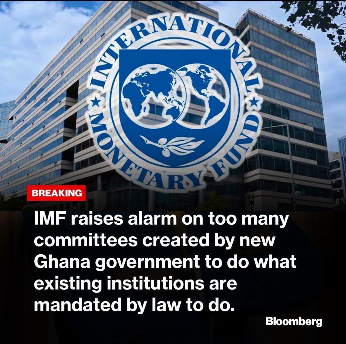 109 committees So far;
reducing ministerial appointments and appointing more staffers and forming more committees is just like robbing Peter to pay Paul.

IMF isn’t happy with Mahama’s fraudulent behavior.