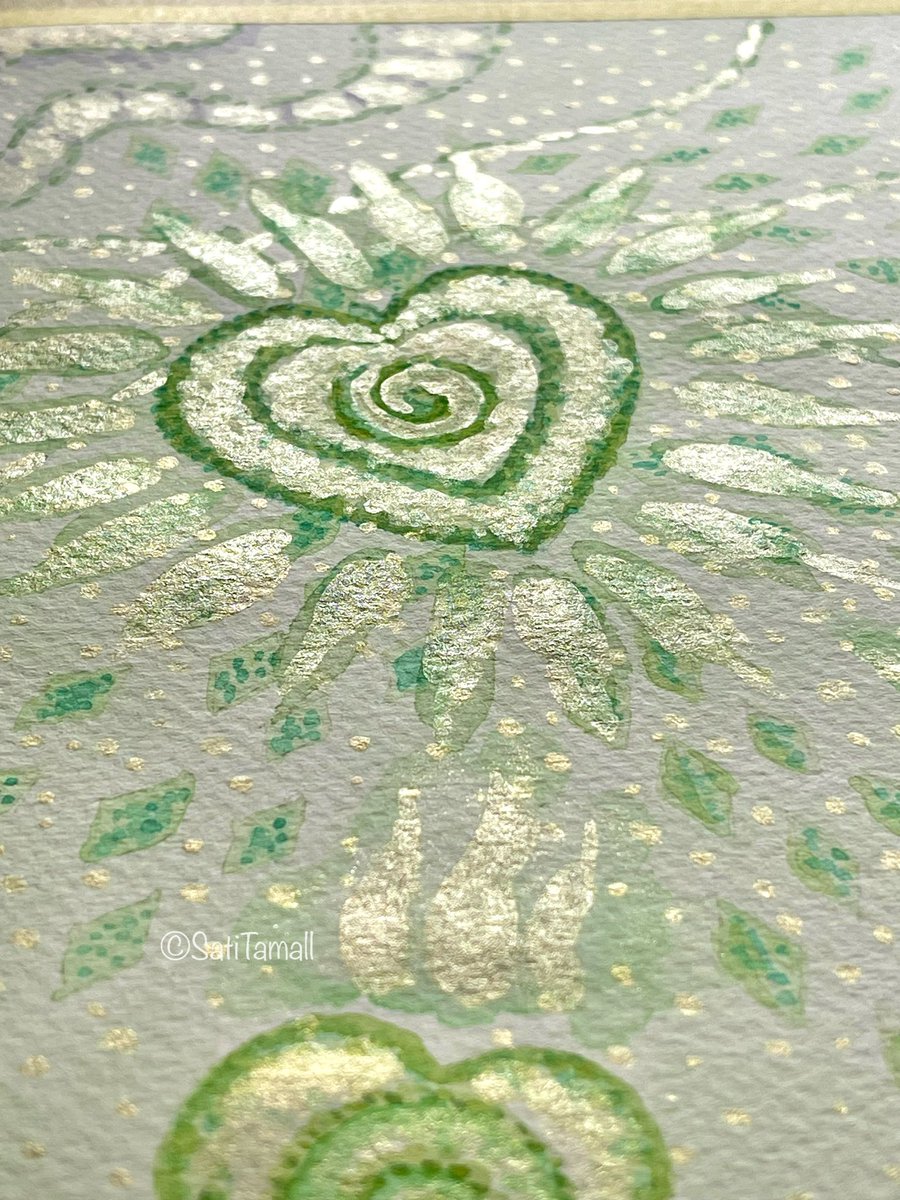 SatiTamall's tweet image. “Integrity of being“ 
watercolor with unique energy painting 🎨
artwork for self care 
in progress 

Energy of heart HERE: instagram.com/p/DIQr_3xoYoB/…
#artists #Healing #supportart #artmatters #artist #buyintoart #FillThatEmptyWall #satitamall #tamallart