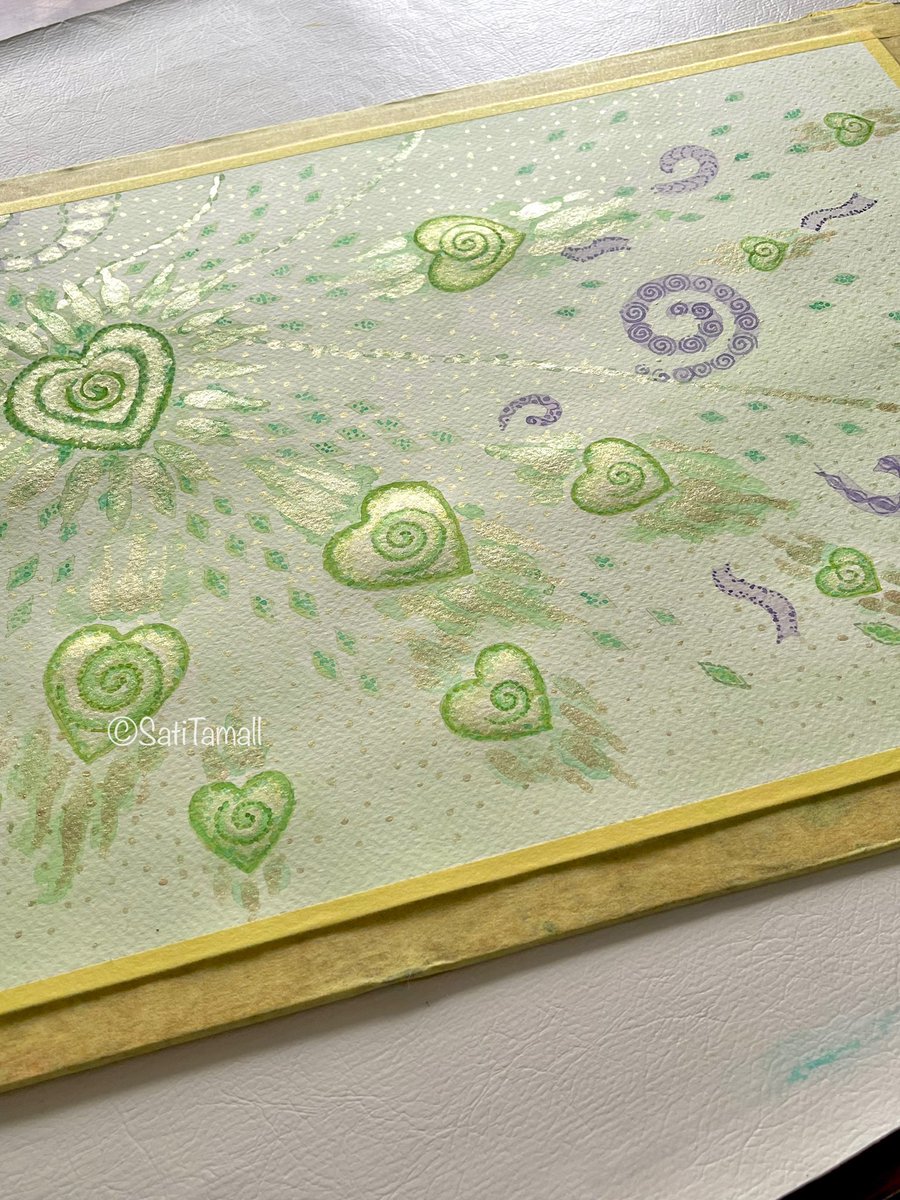 SatiTamall's tweet image. “Integrity of being“ 
watercolor with unique energy painting 🎨
artwork for self care 
in progress 

Energy of heart HERE: instagram.com/p/DIQr_3xoYoB/…
#artists #Healing #supportart #artmatters #artist #buyintoart #FillThatEmptyWall #satitamall #tamallart