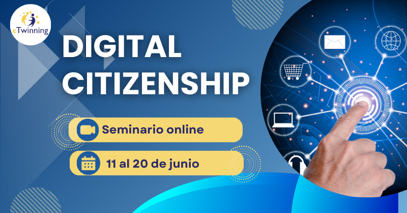 eTwinning_es's tweet photo. 📢 ¡Docentes de secundaria! 💻Únete al seminario online de #eTwinning sobre Ciudadanía Digital, organizado por el SNA francés

📅 3 webinars: 11-20 junio + sesión en septiembre
🎓 5 plazas para docentes españoles

🔗 ¡Inscríbete ya!👉 https://t.co/XPfXcX7QgC https://t.co/fvmihuUrQC