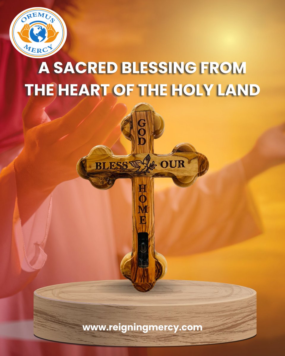 OremusMercy's tweet photo. The “Bless Our Home” Olive Wood Cross is a heartfelt expression of faith.
Shop Now – https://t.co/XOcFjNYbw6
.
.
.
#FaithAndArt #SacredDecor #ReligiousCanvas #LadyOfSorrows #SpiritualInspiration #ChristianArt #HomeWithGrace #MeaningfulGifts #ArtOfFaith #DevotionalDecor https://t.co/qRd3u95VZ3
