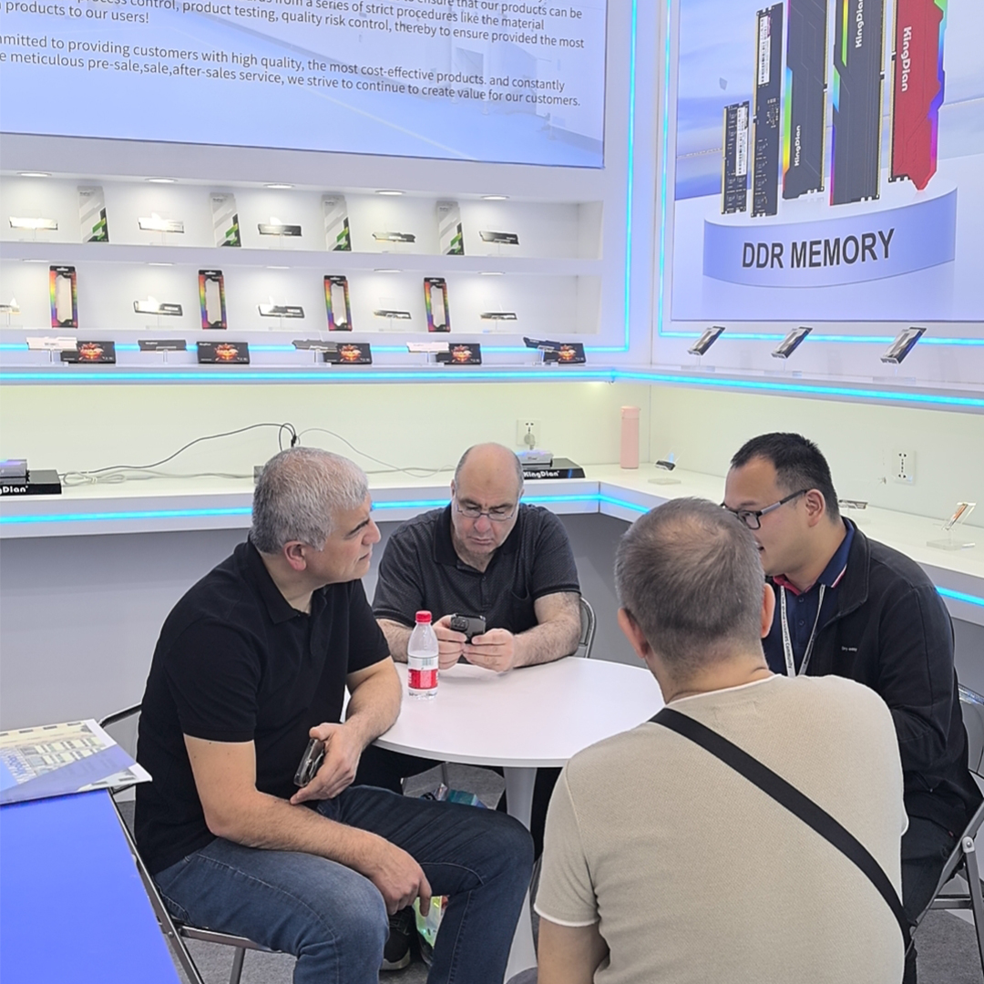 KingDianSSD's tweet photo. Day 1 at Global Sources Consumer Electronics Show 2025.😉
#KingDian #SSD #RAM #DDRmemory #NAND #pc #laptop #desktop #GlobalSources2025 #TechInnovation #hkshows