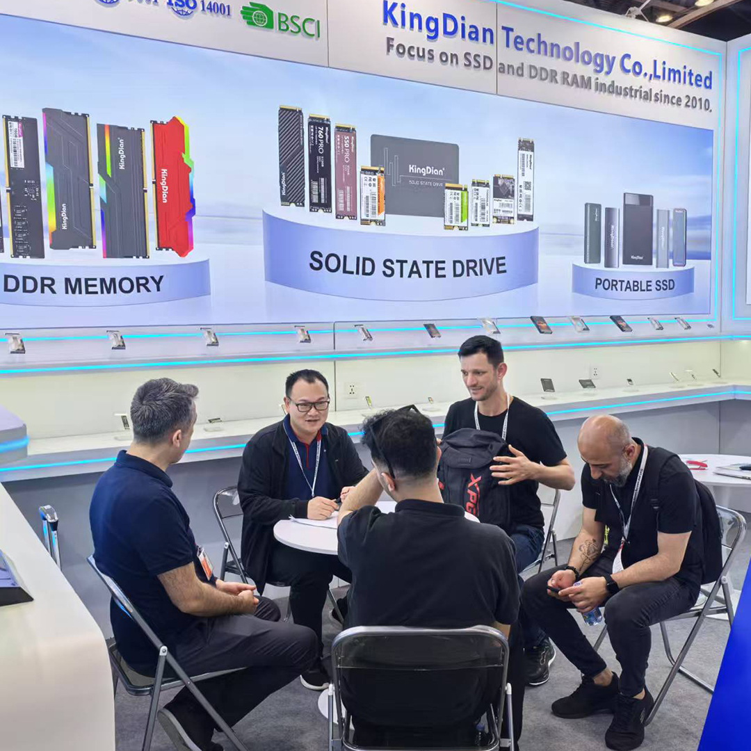 KingDianSSD's tweet photo. Day 1 at Global Sources Consumer Electronics Show 2025.😉
#KingDian #SSD #RAM #DDRmemory #NAND #pc #laptop #desktop #GlobalSources2025 #TechInnovation #hkshows