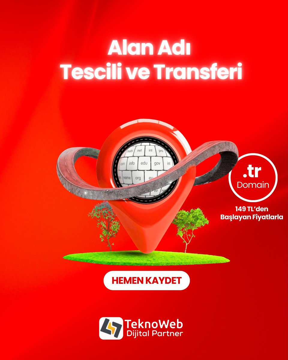 OnurDevOps's tweet image. 🌐 Dijital Dünyadaki Adresin Hazır mı?

Markana en uygun alan adını hemen kaydet!
.tr domain tescili ve transfer işlemleri TeknoWeb güvencesiyle hızlı ve kolay şekilde tamamlanıyor.

✅ SEO Uyumlu
✅ Güvenilir Tescil
✅ 149 TL’den Başlayan Fiyatlarla

🔗 teknoweb.net