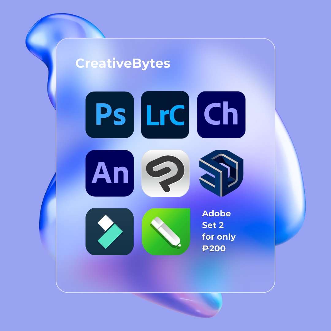 CreativeBytes_'s tweet photo. Dm us now
.
.
.
#Adobe #Photoshop #LightroomClassic #CharacterAnimator #Animate #ClipStudio #SketchUpPro #Filmora #CirelDraw #Artist #Editor #Photographer #Videographer  #Youtuber #Vlogger #Cinematography #UiDesign #UxDesign #Logo #GraphicDesigner #GraphicArtist #DigitalArtist https://t.co/wmHgpGZ0Ae