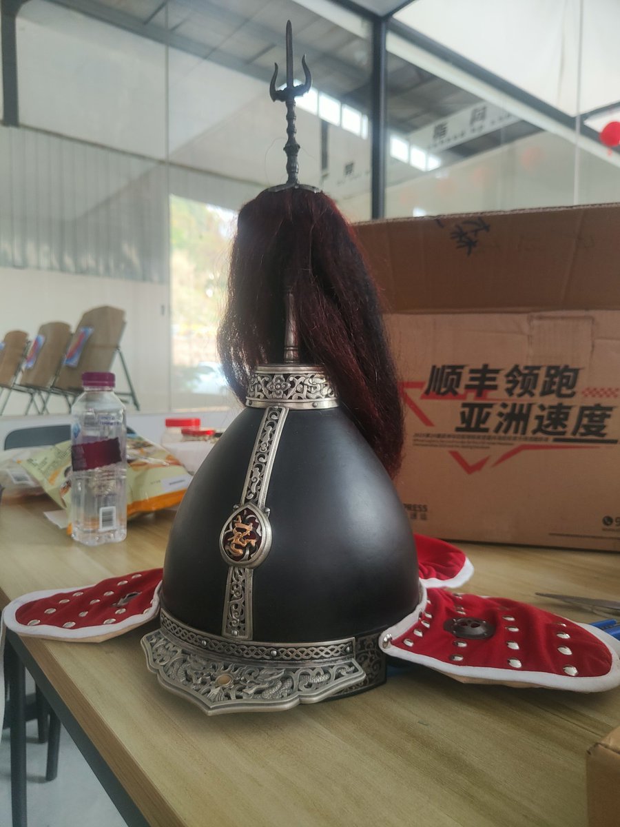 yinyansen's tweet photo. 大明朝活龙盔 https://t.co/56MJkVtPRJ