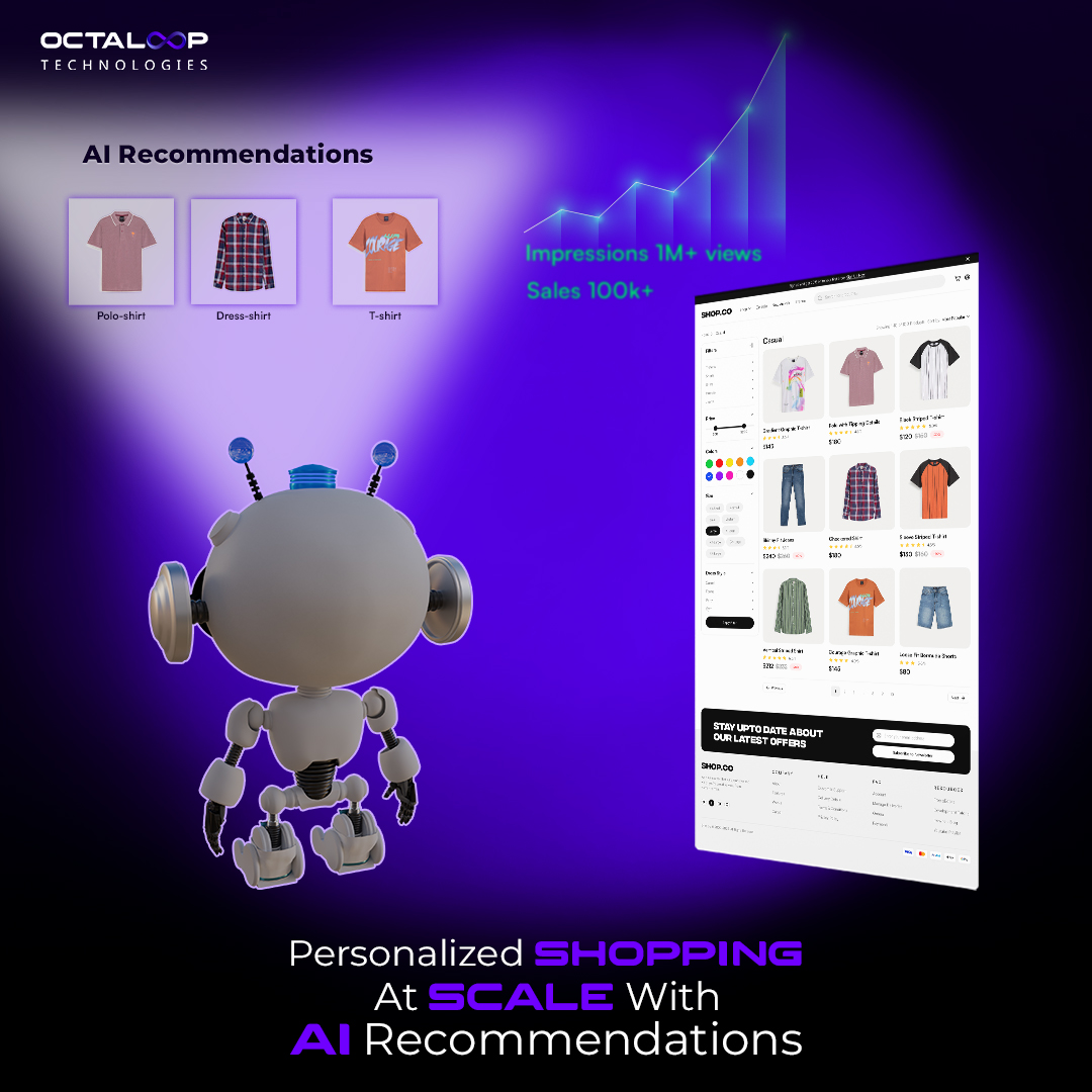 OctaloopTech's tweet photo. E-commerce isn’t one-size-fits-all. Octaloop builds enterprise-grade AI recommendation engines that personalize shopping in real time—boosting conversions &amp; AOV.

Power smarter storefronts.

🔗 https://t.co/Y2gTu8h8Ro

#Octaloop #ecommerce #RetailTech #AIForGrowth #SmartCommerce https://t.co/Y9mK42LxMe