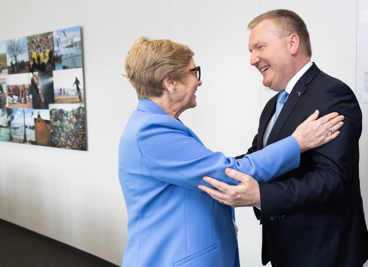 EUCssrMcGrath's tweet photo. Pleased to meet @RuhamaAgency CEO Barbara Condon &amp; @FitzgeraldFrncs to discuss their work in assisting women impacted by prostitution &amp; other forms of commercial sexual exploitation.

The revision of the Victims’ Rights Directive will be a vital step to support victims of crime. https://t.co/dQOQmwnjmg