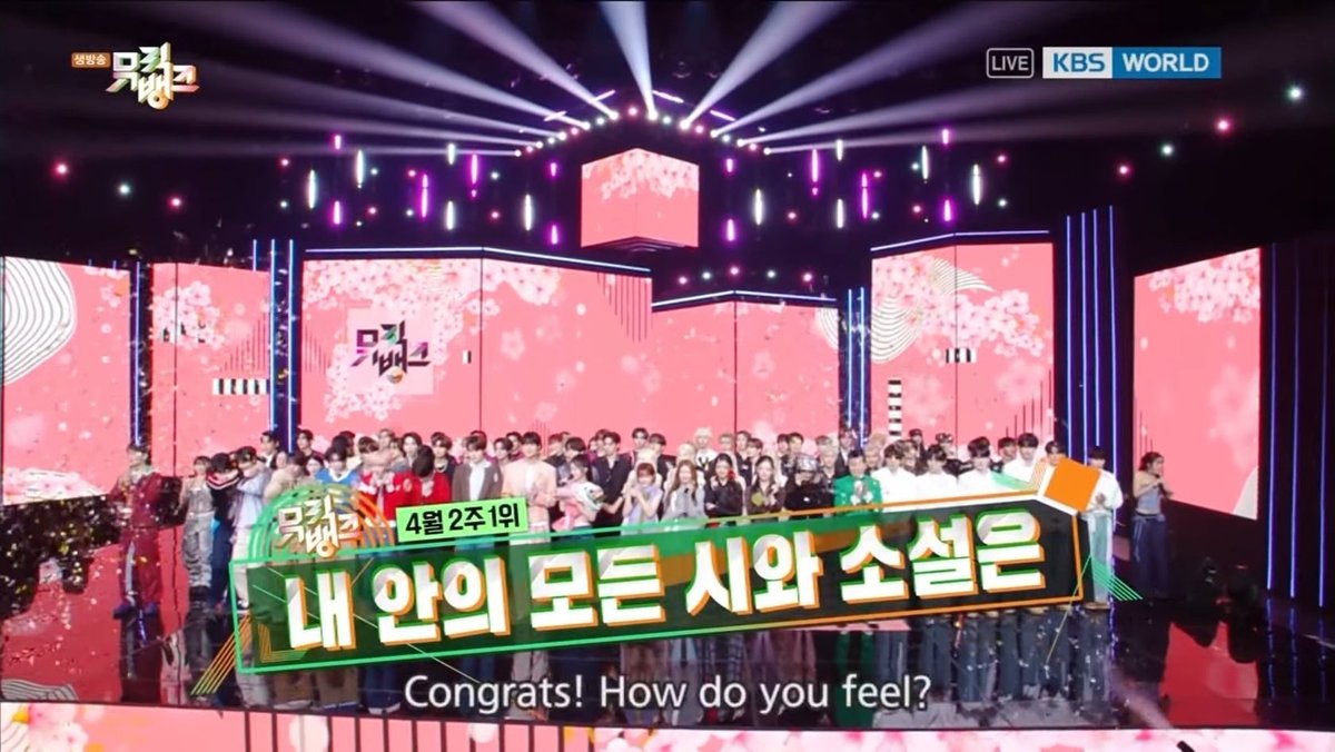 jjemnyangie's tweet photo. #CLOSEYOUREYES 'All My Poetry' took 1st place at today's Music Bank!

#CYE2ndWin #All_My_Poetry_2nd_Win https://t.co/DVEVuJ7Beq