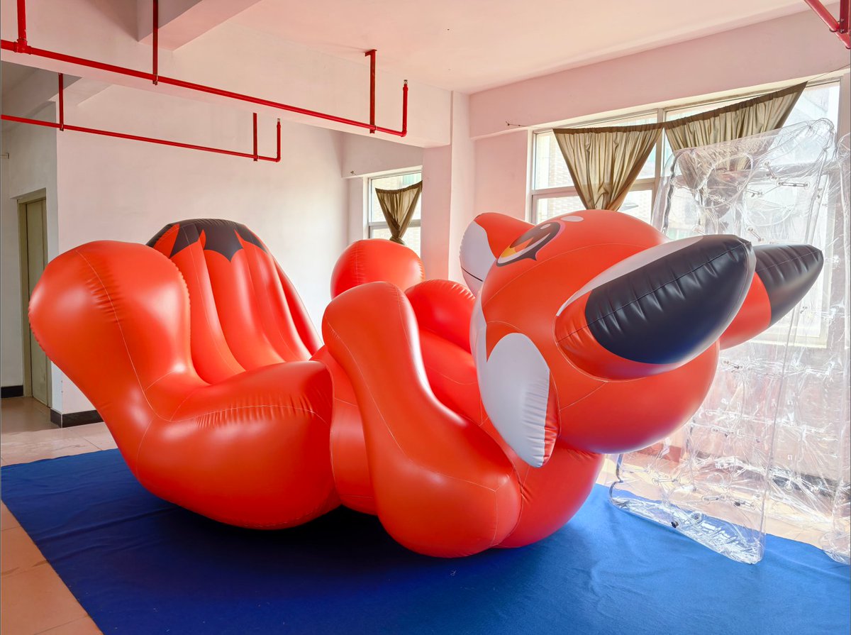 BeileCompany's tweet photo. 4mL Cute Inflatable fox
#InflatableFox https://t.co/HkSuLTmQe0