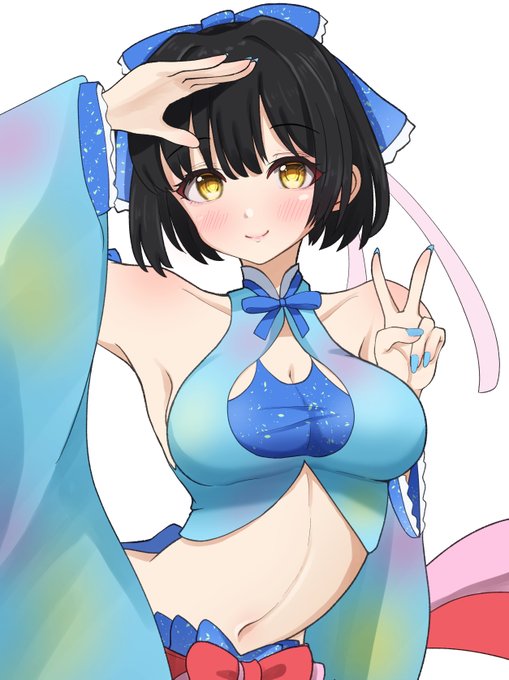 おそらく描いた記憶なかったので茄子さん
目むずいって! 