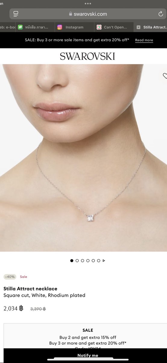 marryBeary's tweet photo. #ส่งต่อswarovski
ใส่ไปครั้งเดียวค่า ออกช้อปพารากอน มีใบเสร็จ ถุงครบค่ะ ราคาเต็ม3390
ส่งต่อ 1400 ส่งฟรี ✅✅ everyday look ได้เลยค่า
#Swarovski #swarovskithailand #ส่งต่อสร้อย #สร้อยมือสอง #ส่งต่อ #เสื้อผ้ามือสอง #ส่งต่อแบรนด์เนม #สร้อยSwarovski #lovesick2024 https://t.co/hydGsNuQcv