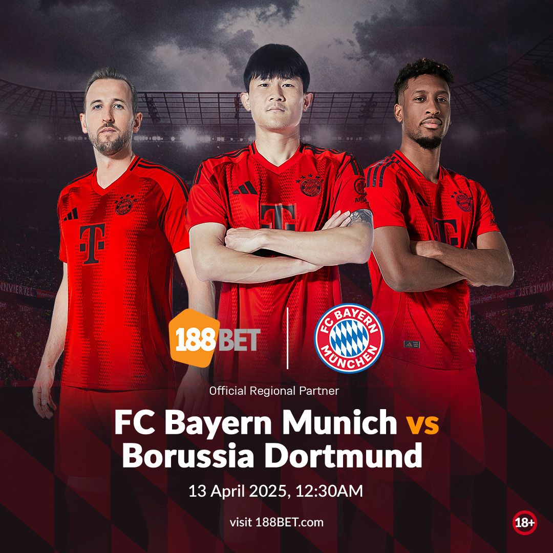⚔️Der Klassiker Returns! ⚔️ Allianz Arena is set for an unmissable showdown.

Visit 188bet.com for the best odds offer !
 
#188BET #188BETASIA #188BETFCB #188ASIA #Sports #football #MiaSanMia #FCBayern #FCB #bayernmunich #bayernmunchen #Bundesliga #FCBBVB