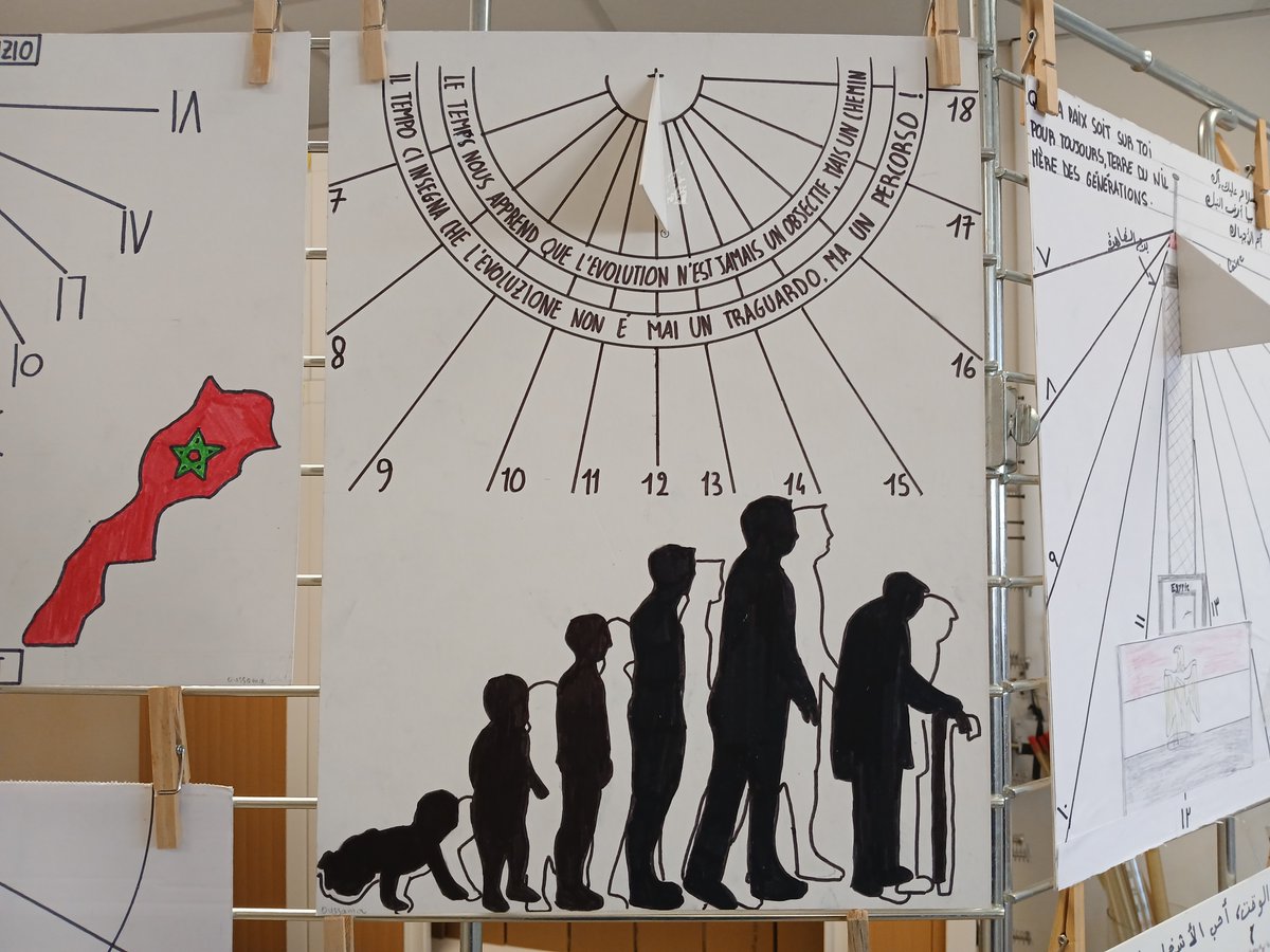 LPCarraz's tweet photo. ⏲️Tempus fugit ! Projet sur le temps en #UPE2A :
🪐Les élèves ont réalisé leurs cadrans solaires avec l'association d'astronomie Cygnus21
🪶Atelier d'écriture sur le temps et enregistrement à venir avec Le Cri de la plume https://t.co/6vAMnMpWK3