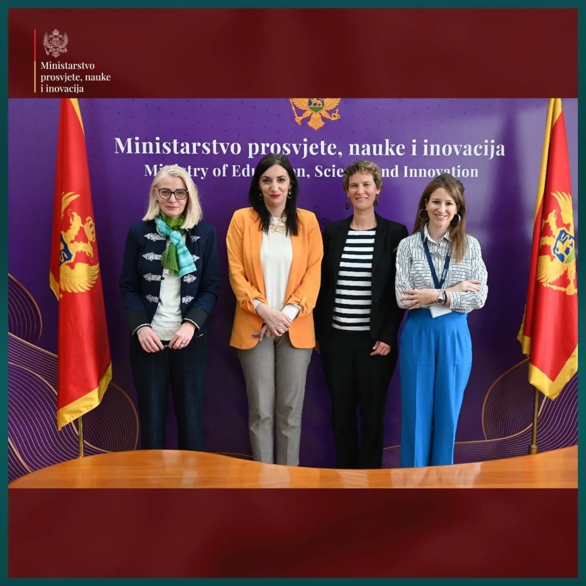 UNHCRMontenegro's tweet photo. 🤝Strengthening partnerships for inclusive education: @ProsvjetaCG &amp; #UNHCR in🇲🇪 reaffirm joint commitment to ensuring access to safe, inclusive and supportive learning environments for all children, including those from vulnerable communities.
#UNHCR #EducationForAll #Refugees https://t.co/rAkKrb53Bq