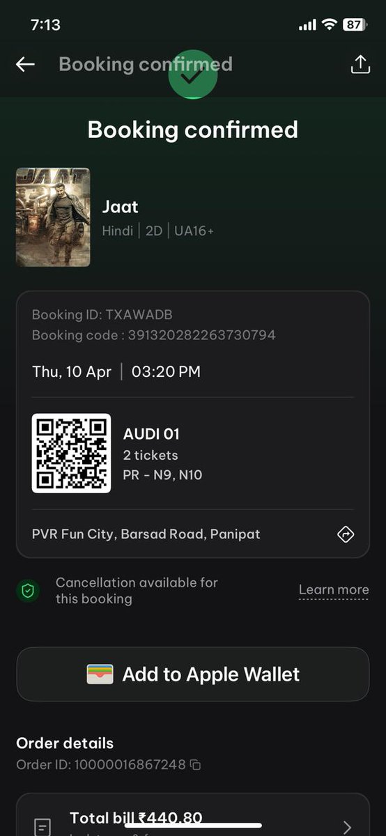 MahaDev90297074's tweet photo. #JaatBlockbuster @aapkadharam @iamsunnydeol https://t.co/OP21yA3Rs6