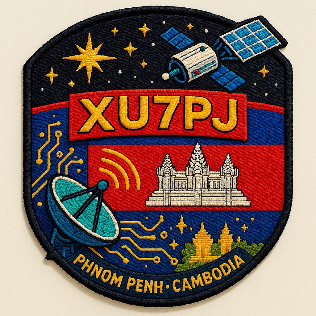 I am very much honoured to receive my new Cambodian licence and callsign. My deep appreciation goes to those involved at NPIC who made this possible and surprised me yesterday with this good news. Thank you. It is a a great privilege. 
73 and Happy Khmer New Year to you all. 🇰🇭