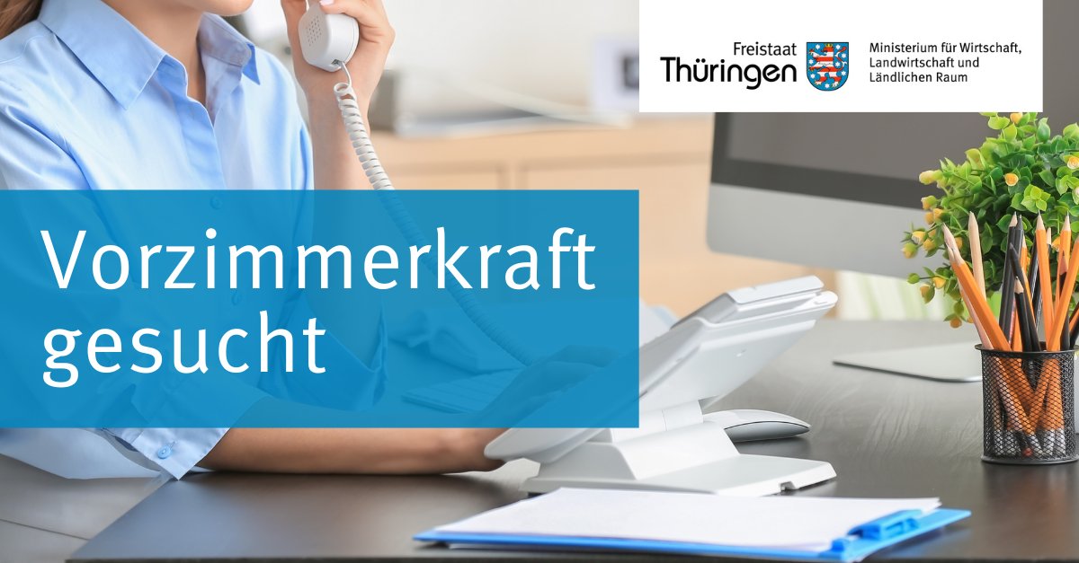 TMWLLR (@tmwllr_th) on Twitter photo #Stellenausschreibung ❗
Werden Sie Teil unseres Teams und unterstützen Sie uns im #TMWLLR in #Erfurt als Vorzimmerkraft (m/w/d) der Abteilungsleitung 4 „Landwirtschaft und Ländlicher Raum“.
Bewerben Sie sich bis zum 30.04.2025 👉 tinyurl.com/mws8zymf #Stellenausschreibung ❗
Werden Sie Teil unseres Teams und unterstützen Sie uns im #TMWLLR in #Erfurt als Vorzimmerkraft (m/w/d) der Abteilungsleitung 4 „Landwirtschaft und Ländlicher Raum“.
Bewerben Sie sich bis zum 30.04.2025 👉 tinyurl.com/mws8zymf