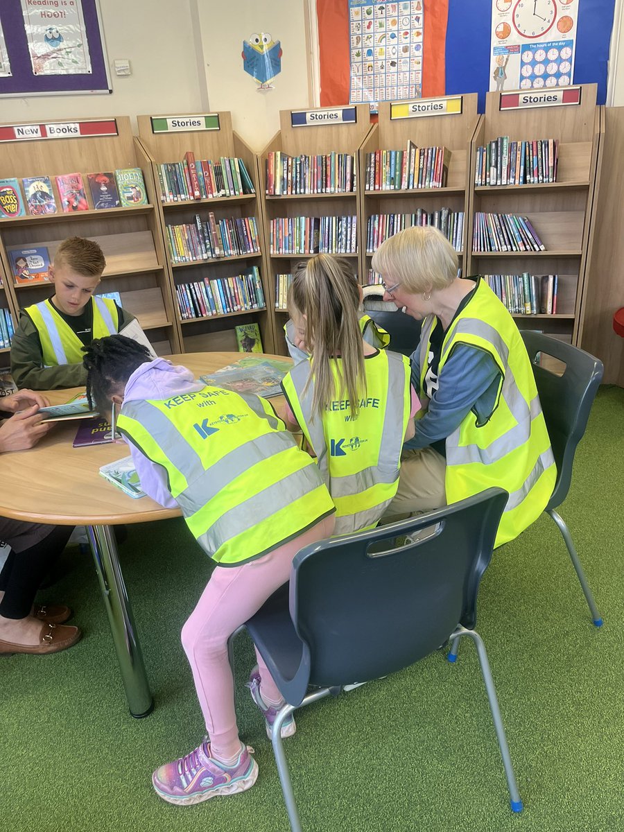 StJosephsRCHW's tweet photo. Class 5 had a wonderful time at Heywood library this morning. We have chosen some books to take back to school to share. #johreading https://t.co/uMYUX3bSDa