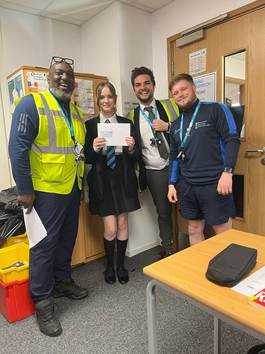 Congratulations to Izabella in Year 9, who won the Nando's voucher this morning for perfect attendance this term. Enjoy spending those during the Easter holidays, Izabella! #attendancematters #everydaycounts