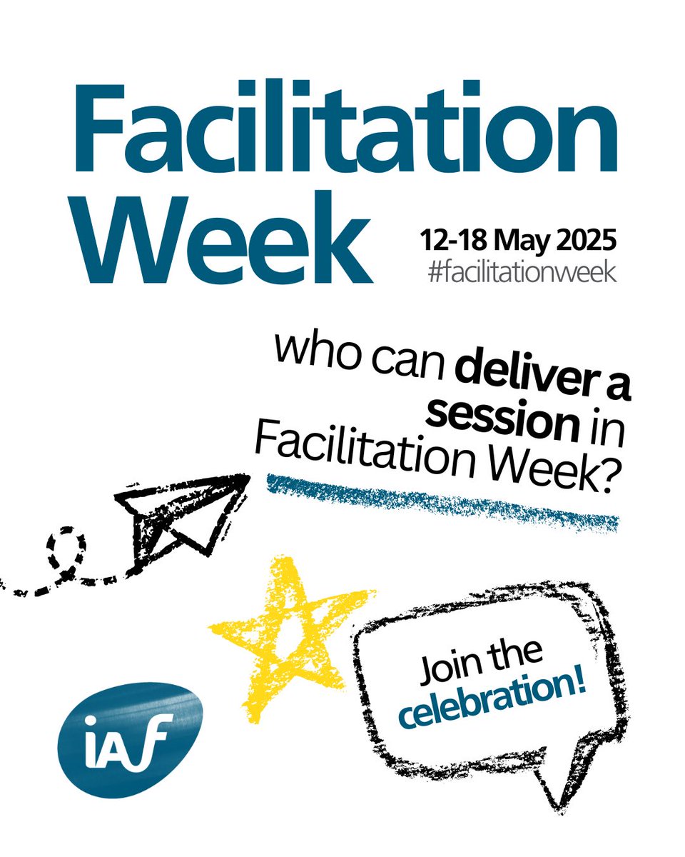 Facilitation Week is a global celebration of the power of facilitation in bringing people together, driving collaboration and creating meaningful impact. 

Review our FAQs on facilitationweek.org and join us in spreading the impact of facilitation worldwide! #FacilitationWeek