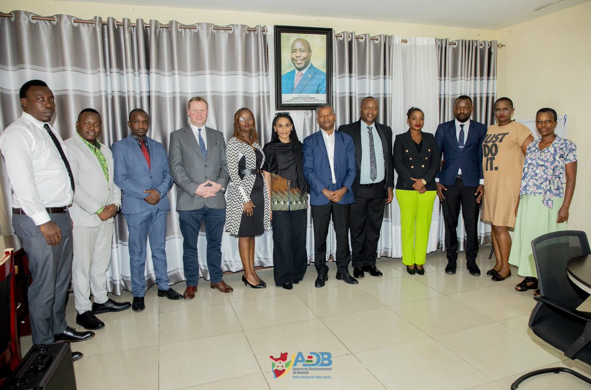 ADB_Burundi's tweet photo. Ce vendredi 11 avril 2025, l'@ADB_Burundi a accueilli une équipe d'experts de la Banque Mondiale œuvrant dans le secteur minier pour échanger sur le rôle et les actions de l'ADB dans l'appuie des investisseurs du secteur minier ainsi que la promotion de ce secteur https://t.co/Pb381caIDT