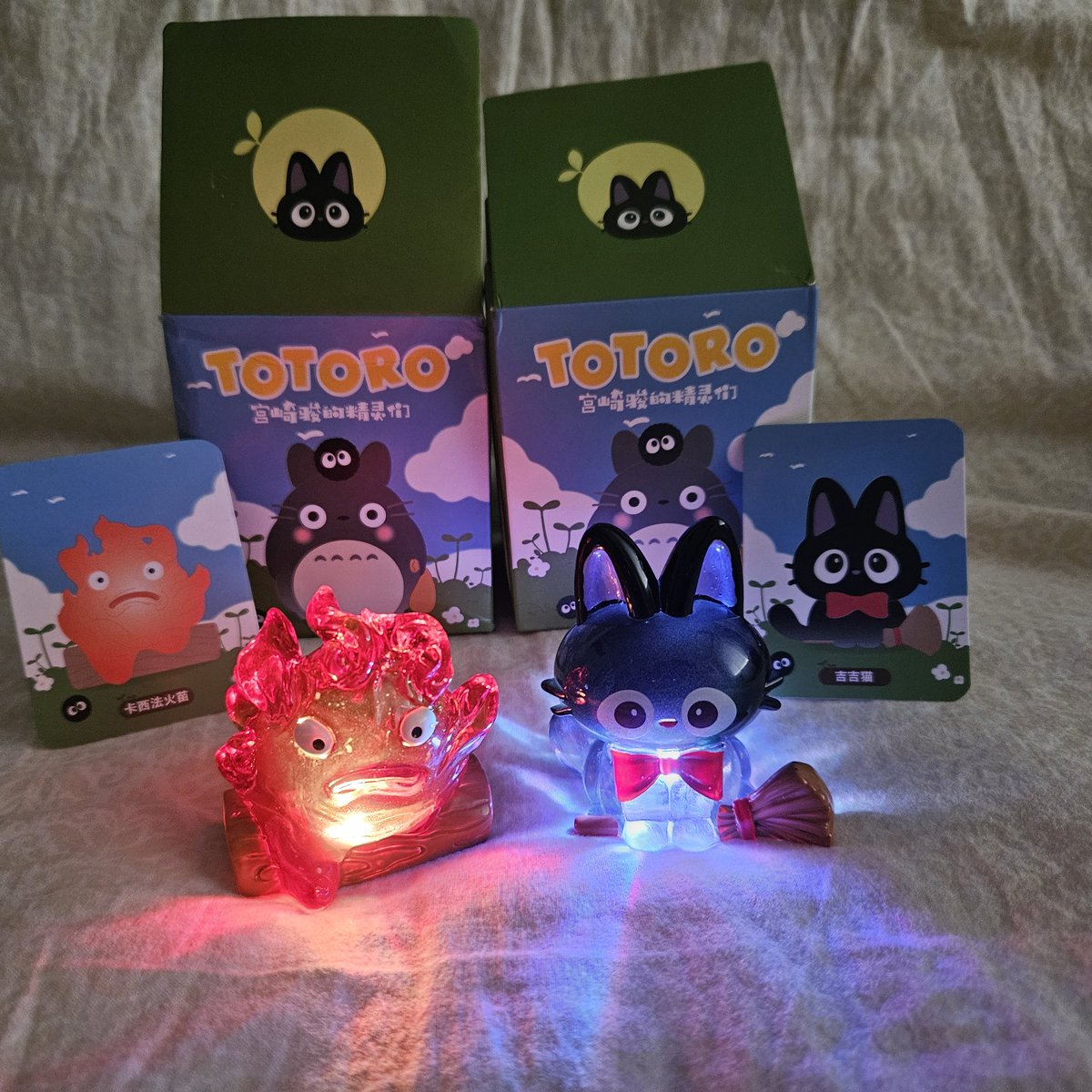 TD0401's tweet photo. I'm in love with these ghibli blind boxes 😍 https://t.co/DtIdeyDPtx