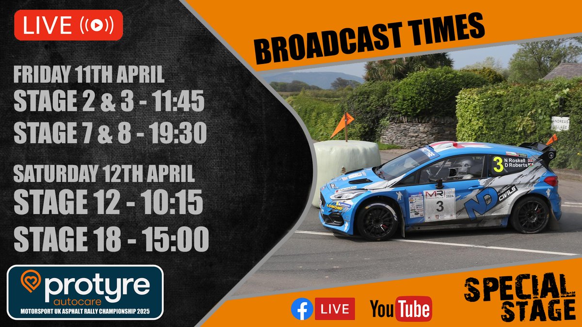 Protyre MUK Asphalt Rally Championship (@asphaltrallying) on Twitter photo Get ready to watch <a href="/ManxAutoSport/">Manx Auto Sport</a> Profile Manx Rally on <a href="/SpecialStageuk/">Special Stage</a> Facebook and YouTube channels!
<a href="/Protyre/">Team Protyre</a> <a href="/BTRDAmotorsport/">BTRDA</a> <a href="/ourmotorsportuk/">Motorsport UK</a> <a href="/MNmotorsport/">Motorsport News</a> <a href="/WithamMSport/">Witham Motorsport</a> <a href="/MSportLtd/">M-Sport</a> <a href="/carlessracefuel/">Carless Racing Fuels</a> <a href="/MintexBrakesUK/">Mintex UK & Ireland</a> <a href="/raceandrallyni/">Race and Rally</a> <a href="/Hills_Ford/">HILLS FORD</a> #HydrolineSolutions #Kwiktrak Get ready to watch <a href="/ManxAutoSport/">Manx Auto Sport</a> Profile Manx Rally on <a href="/SpecialStageuk/">Special Stage</a> Facebook and YouTube channels!
<a href="/Protyre/">Team Protyre</a> <a href="/BTRDAmotorsport/">BTRDA</a> <a href="/ourmotorsportuk/">Motorsport UK</a> <a href="/MNmotorsport/">Motorsport News</a> <a href="/WithamMSport/">Witham Motorsport</a> <a href="/MSportLtd/">M-Sport</a> <a href="/carlessracefuel/">Carless Racing Fuels</a> <a href="/MintexBrakesUK/">Mintex UK & Ireland</a> <a href="/raceandrallyni/">Race and Rally</a> <a href="/Hills_Ford/">HILLS FORD</a> #HydrolineSolutions #Kwiktrak