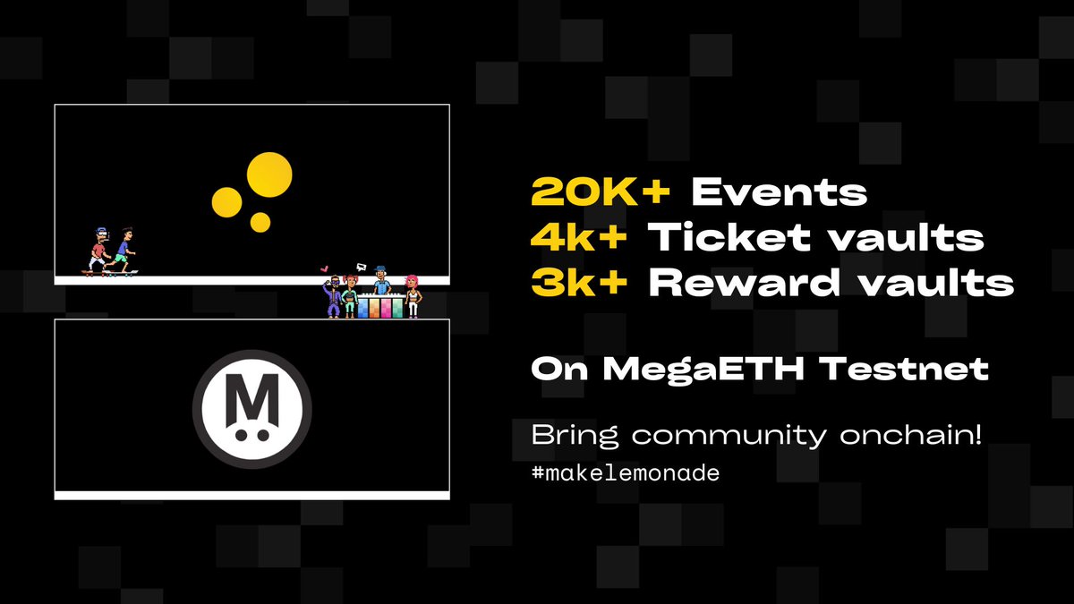 Real users. Real community. OMEGA!
<a href="/megaeth_labs/">MegaETH</a> <a href="/0xMegaMafia/">Mega Mafia</a> <a href="/TheFluffleNFT/">The Fluffle</a>