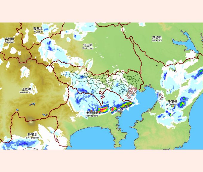 これだよもん
現在雷雨 