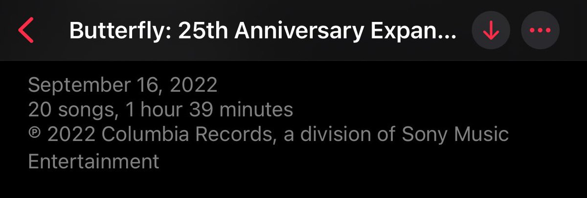 alonaonline's tweet photo. #Butterfly25: 20 tracks
#MusicBox30: 36 tracks
#Rainbow25: 28 tracks

#Mimi20: 40. Tracks. https://t.co/cGKqX4B0BI