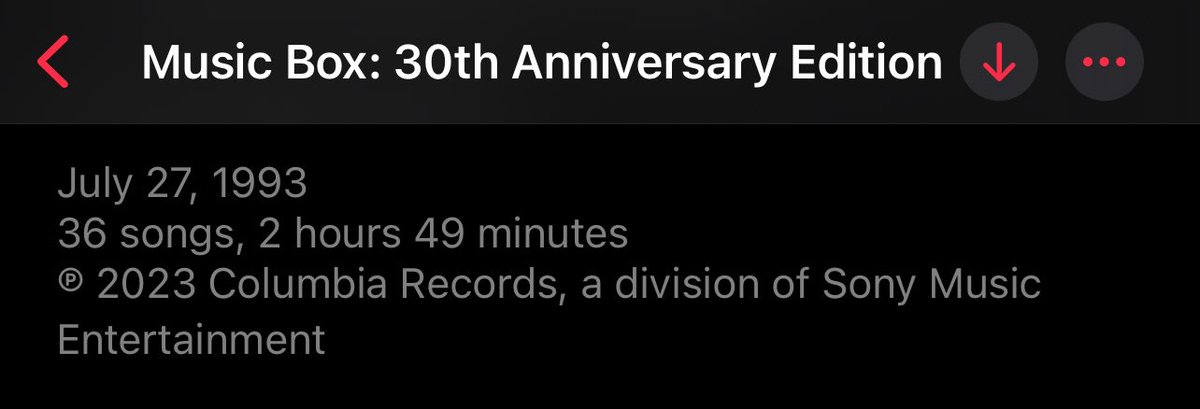 alonaonline's tweet photo. #Butterfly25: 20 tracks
#MusicBox30: 36 tracks
#Rainbow25: 28 tracks

#Mimi20: 40. Tracks. https://t.co/cGKqX4B0BI