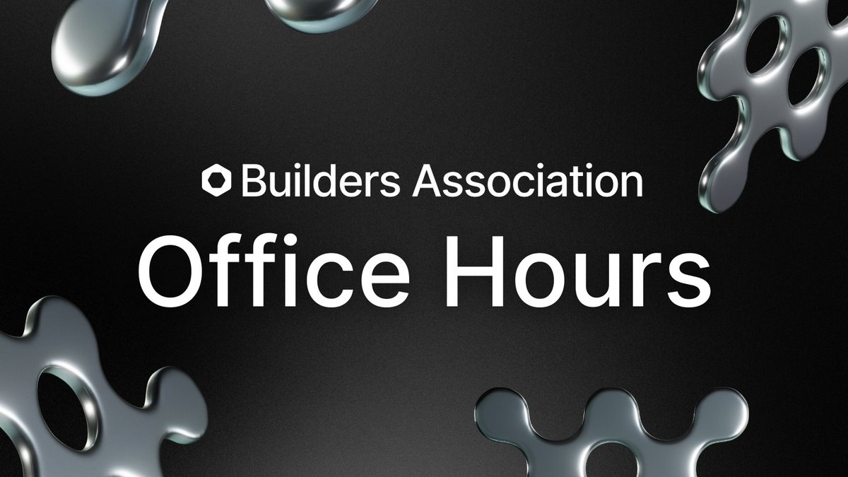 1/ LUKSO Builders Association office hours are here!

During these office hours, members of the LBA will help you solve any questions or issues you face while building on LUKSO. We’re here to get you up to speed.

You can book a call with LBA members in your preferred category on